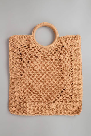 crochet tote bag