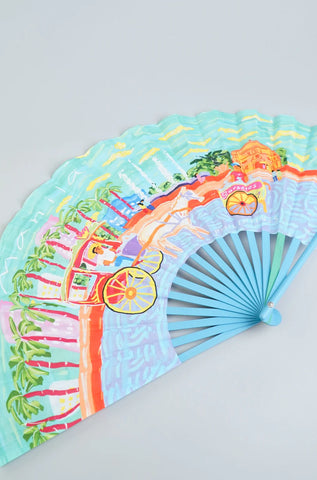 Big Fan with Kalesa and Sorbetes Print