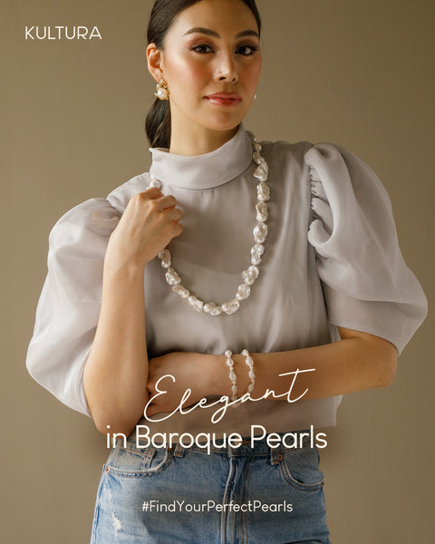 Be fearless in styling and wearing our elegant baroque pearls.