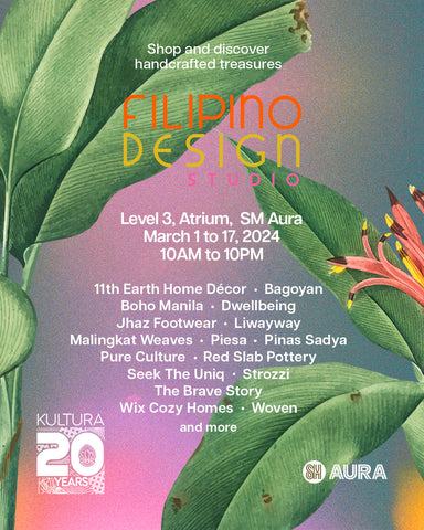 Kultura's Filipino Design Studio, SM Aura March 1-17, 2024