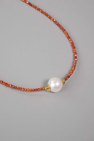 Freshwater Pearl Beaded Pendant Necklace