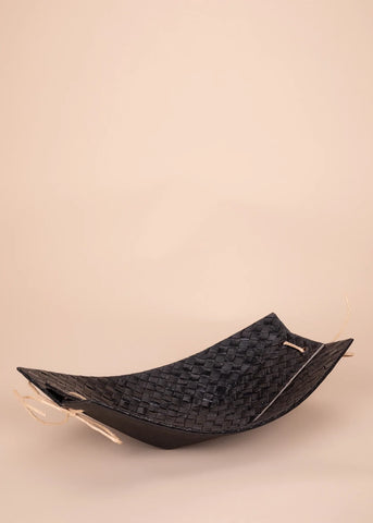 Handwoven Black Pandan Candy Dish