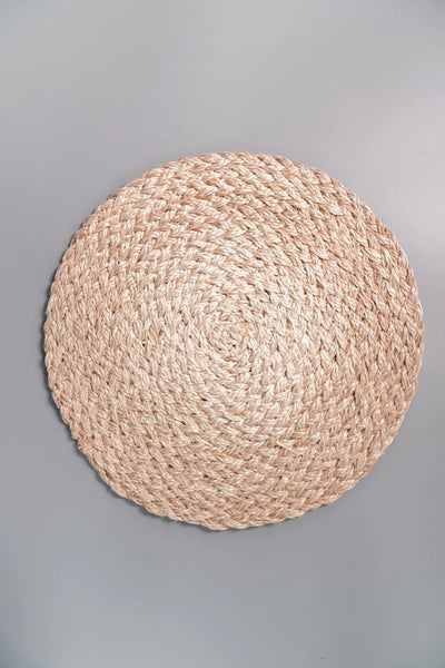 Round Braided Abaca Placemat