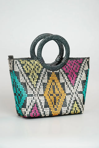 Tikog Tote Bag with Adona Pattern