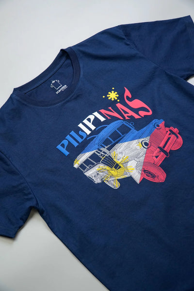 Flag-Inspired Jeepney Independence Day Pilipinas Graphic Tee