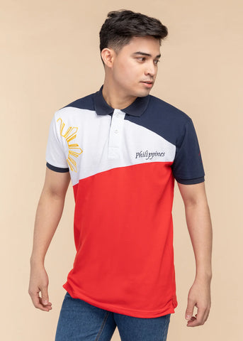 My Philippines Men's 3 Stars and the Sun Polo Shirt