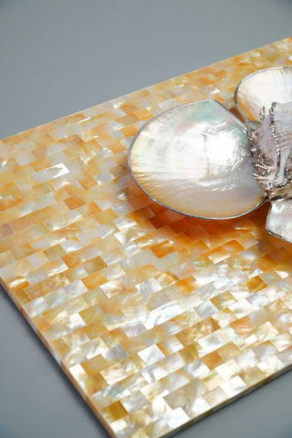 Rectangle Mother of Pearl Placemat