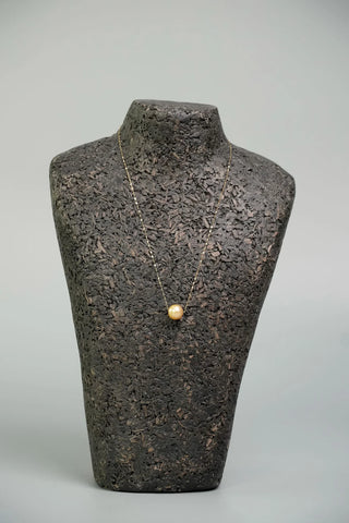 Yasira Golden South Sea Pearl Pendant Necklace