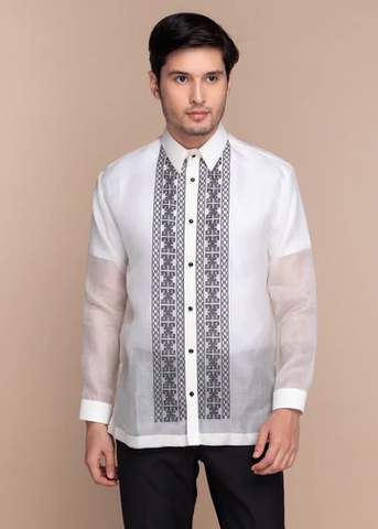 Men's Silk Cocoon Embroidered Barong