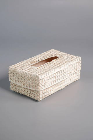 Buri Tissue Box in Natural