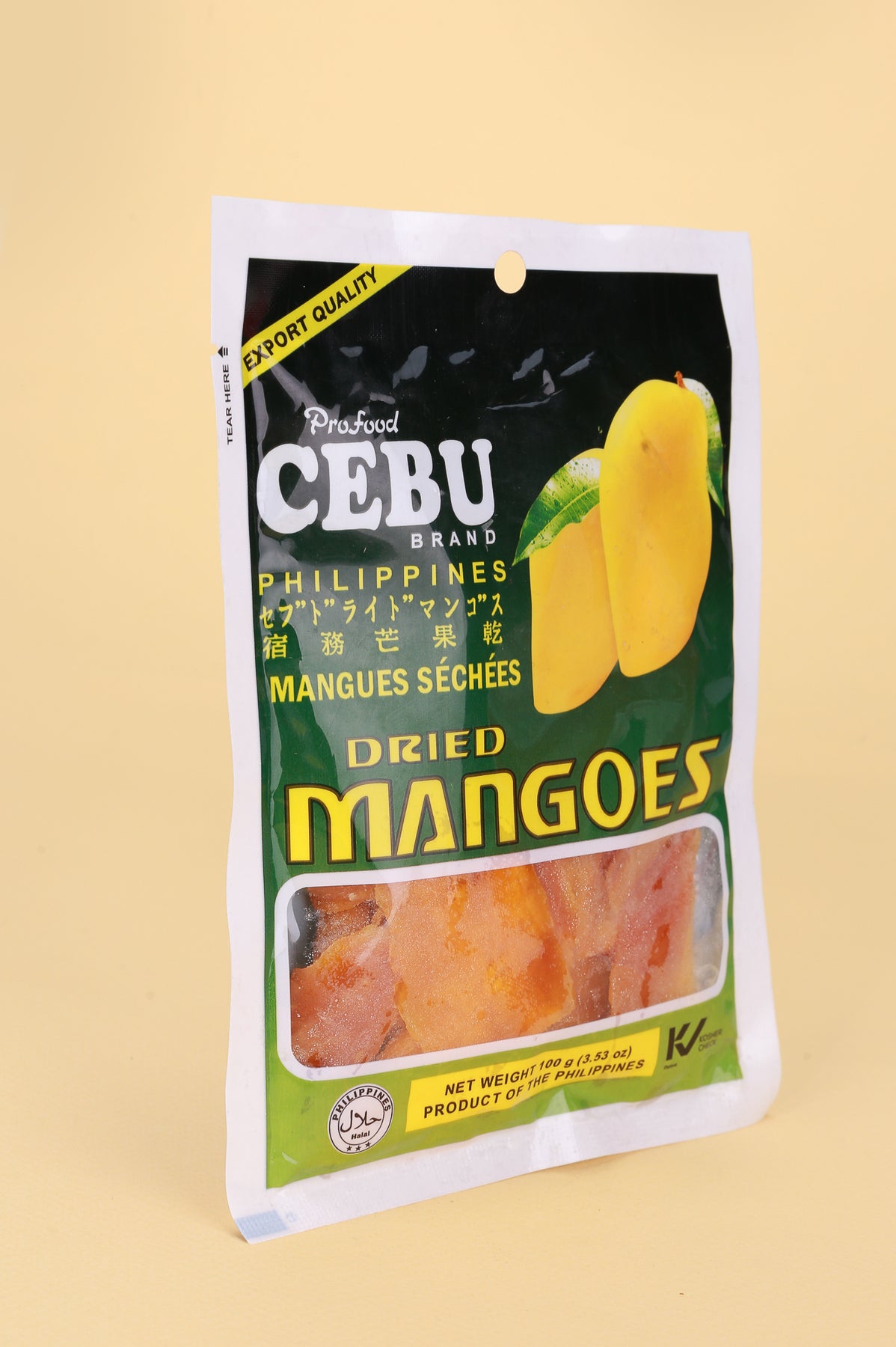 Philippine Brand Dried Soft and Chewy Mangoes 80g 