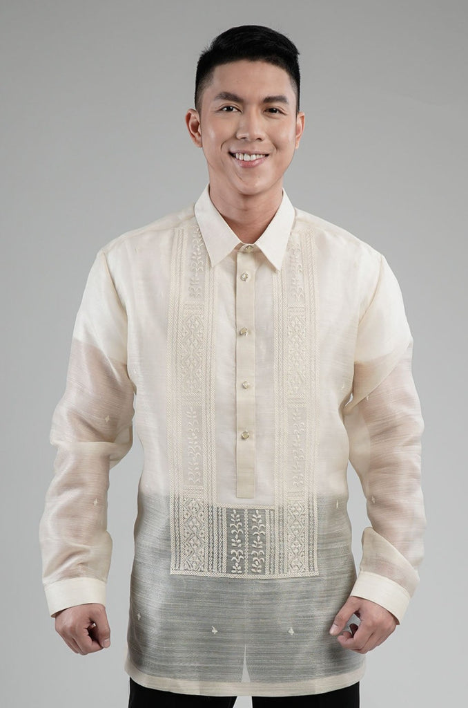 BARONG TAGALOG Linen Gusot Mayaman Filipino National Costume New ...