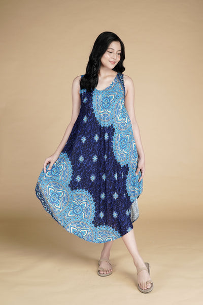 Buy Blue Cotton Plain Round Umbrella Sleeve Anarkali Set For Women by  Pheeta Online at Aza Fashions.