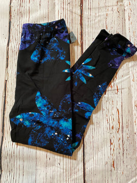 Kids Floral Galaxy Leggings