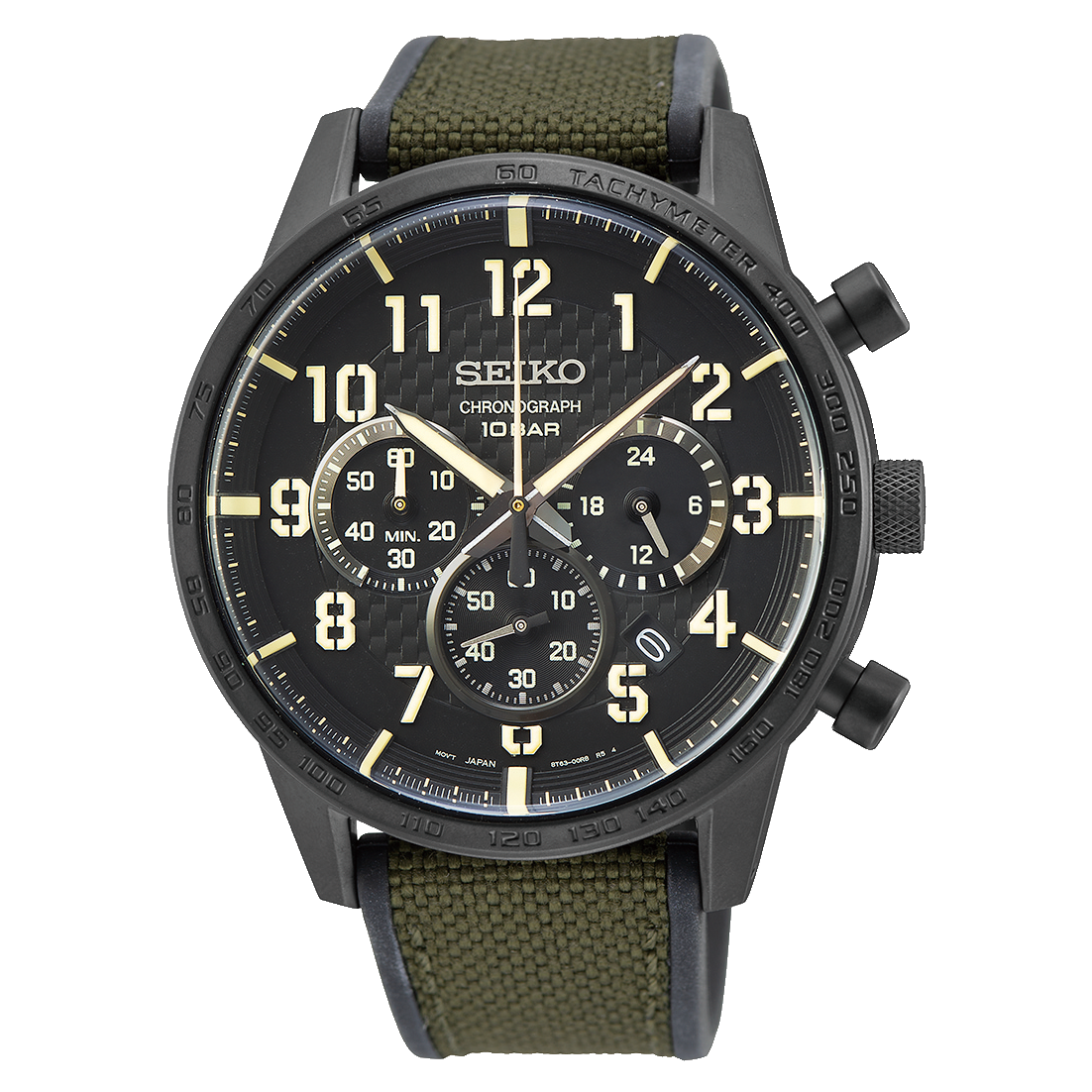 Seiko Chronograph Quartz Military Style Watch – T A Henn Jewellers