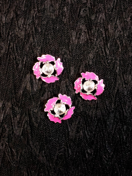 38L Floral Button