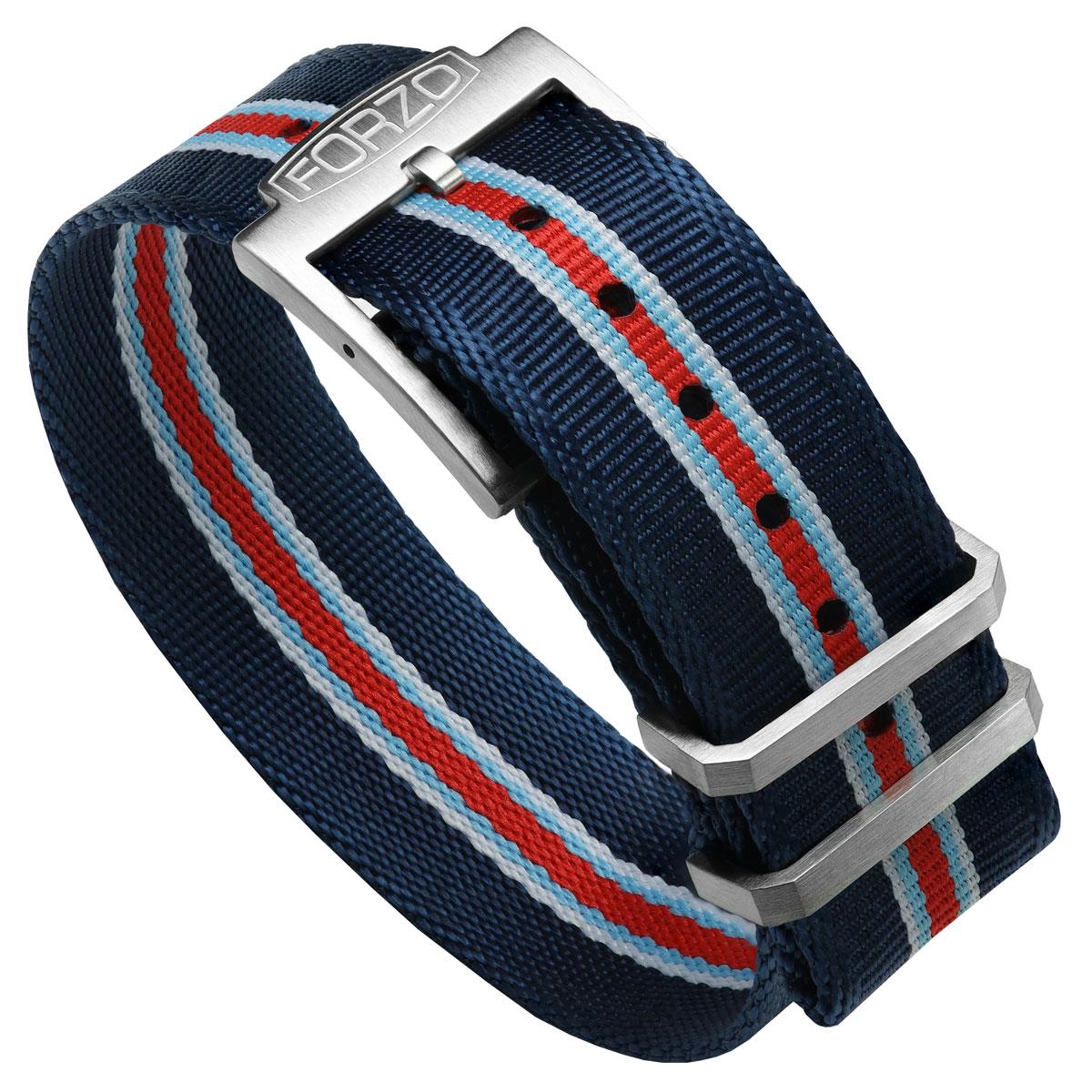 striped nylon webbing