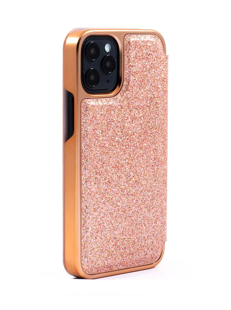 Ted Baker Diamoy Mirror Case For Iphone 12 Pro Max Rose Gold Glitter Proporta International