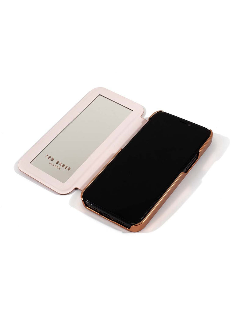 Ted Baker Diamoy Mirror Case For Iphone 12 Pro Max Rose Gold Glitter Proporta International