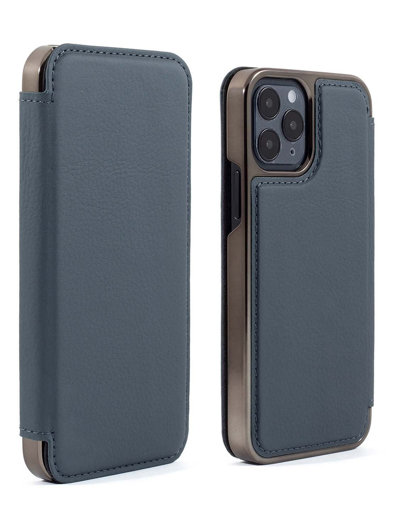 Greenwich BLAKE Leather Case for iPhone 12 Pro Max - Seal (Grey