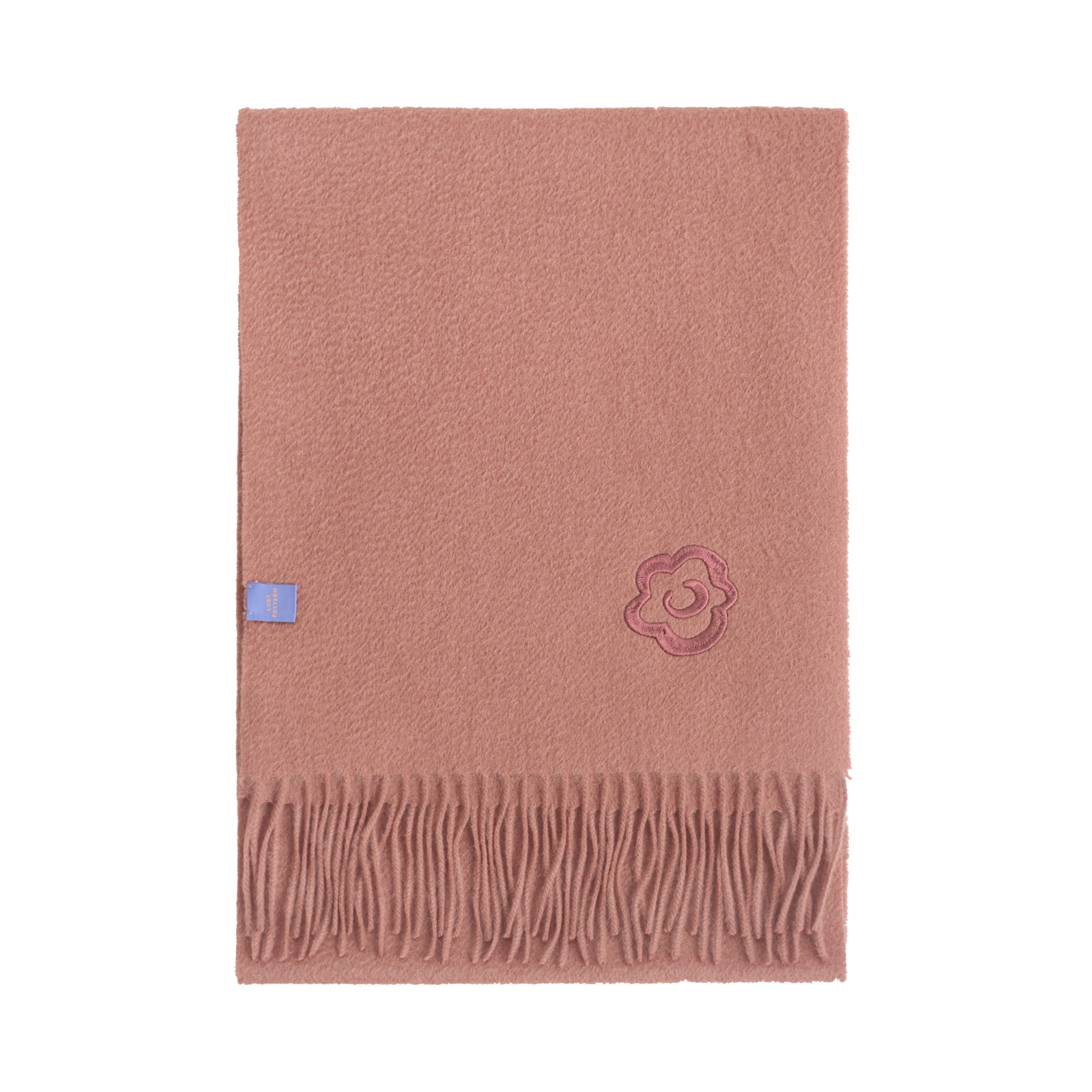 "Lost in Warmth" Classic Cashmere Scarf - Dusty Rose product