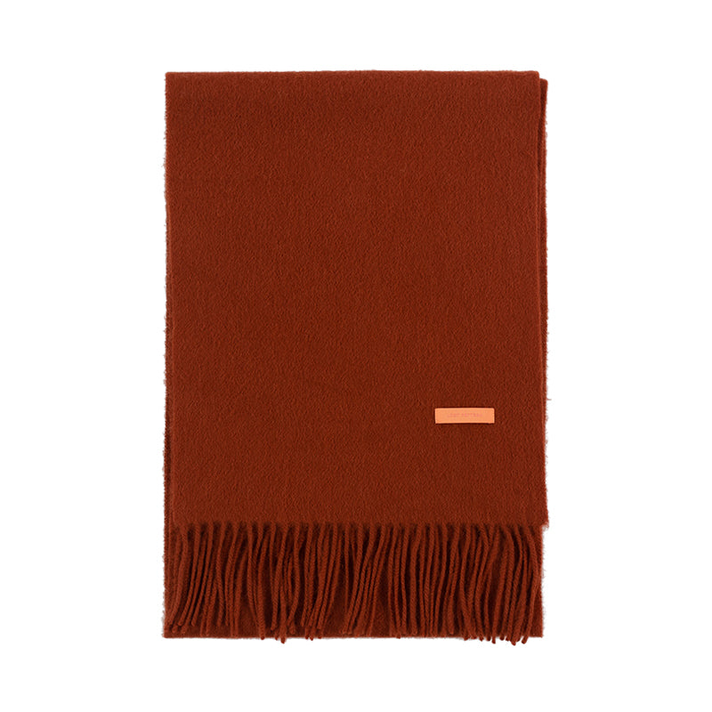 Classic Cashmere Scarf - Caramel Orange product