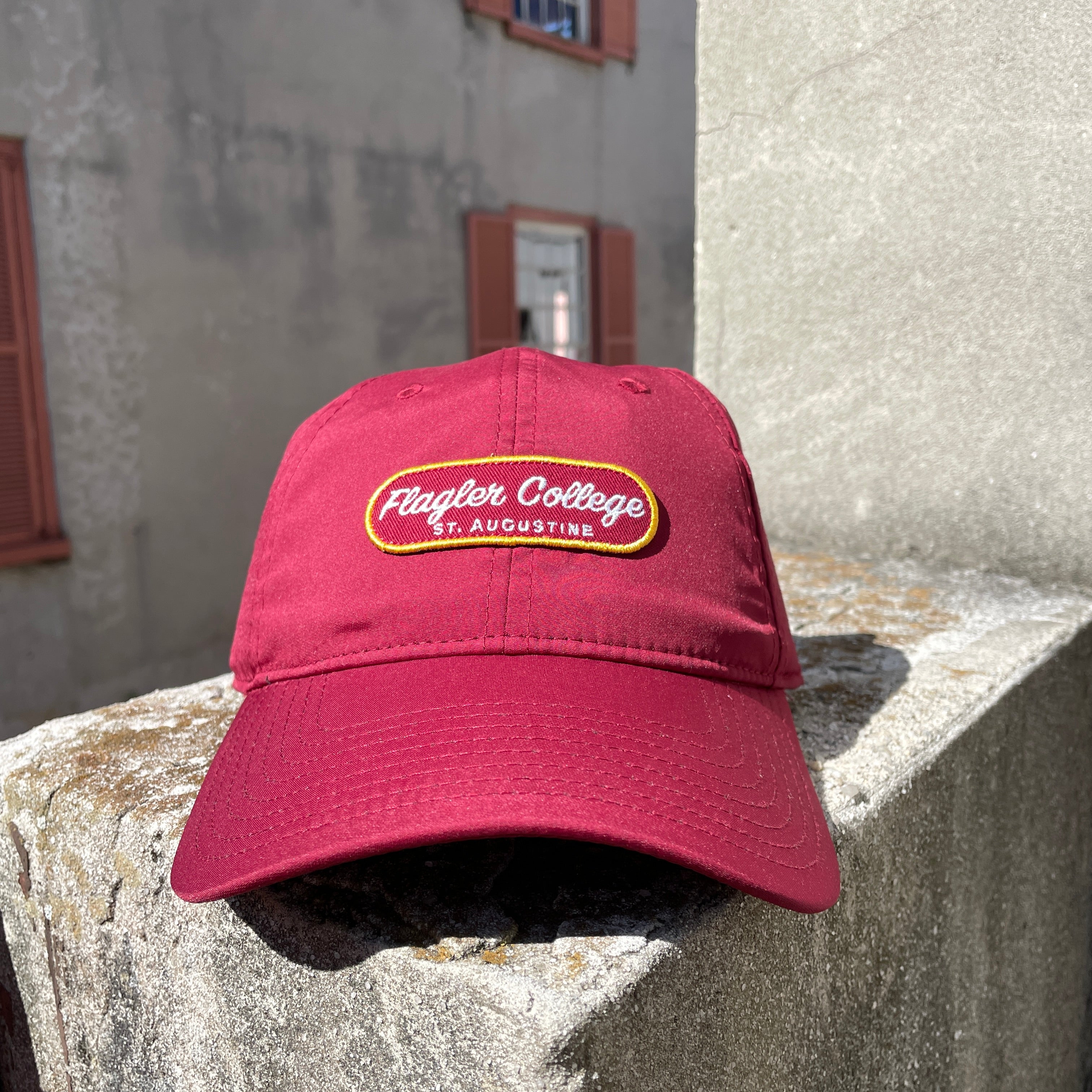 Crimson Perforated Hat - Flaglers Legacy product image