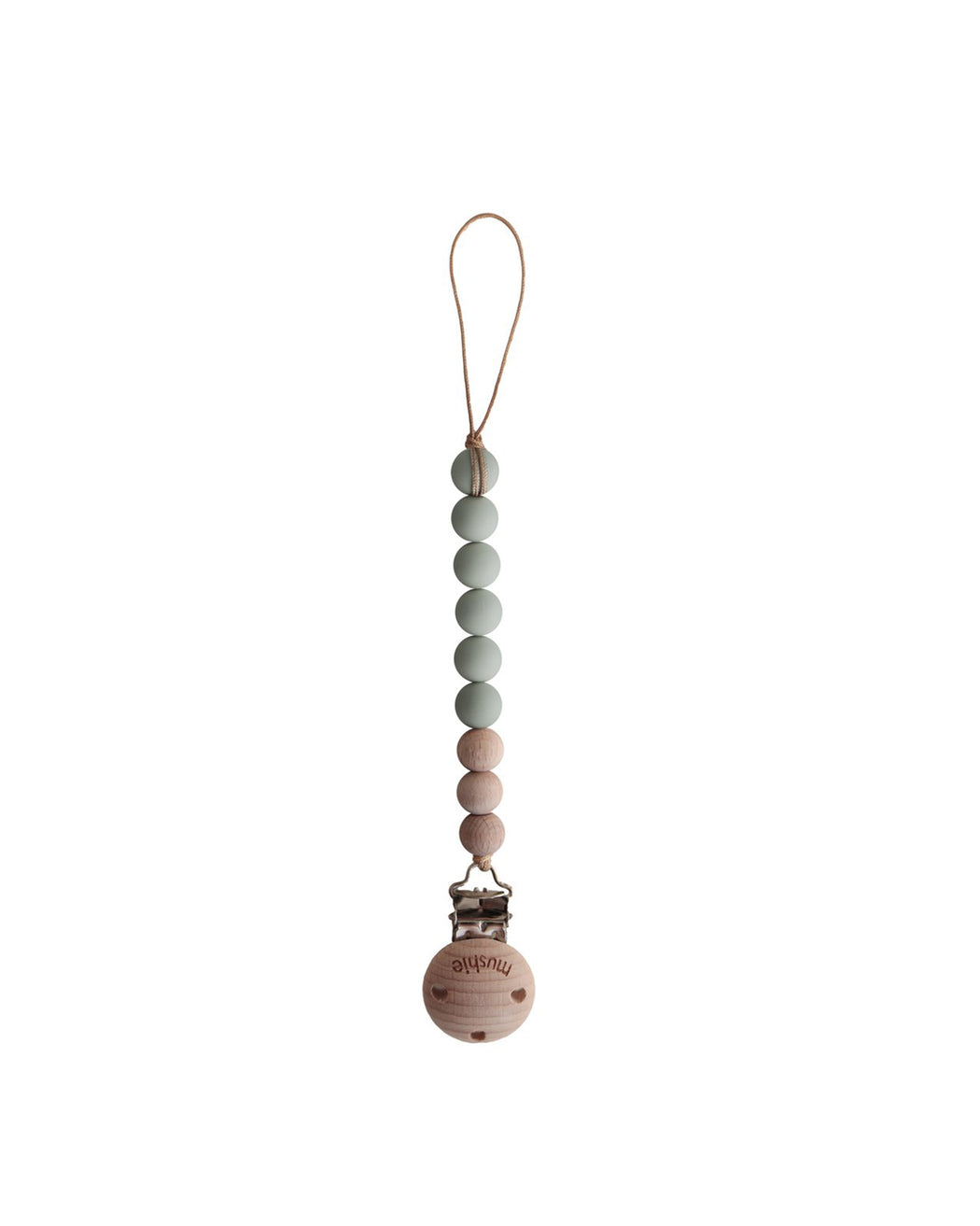 Cleo Pacifier Clip – Sage