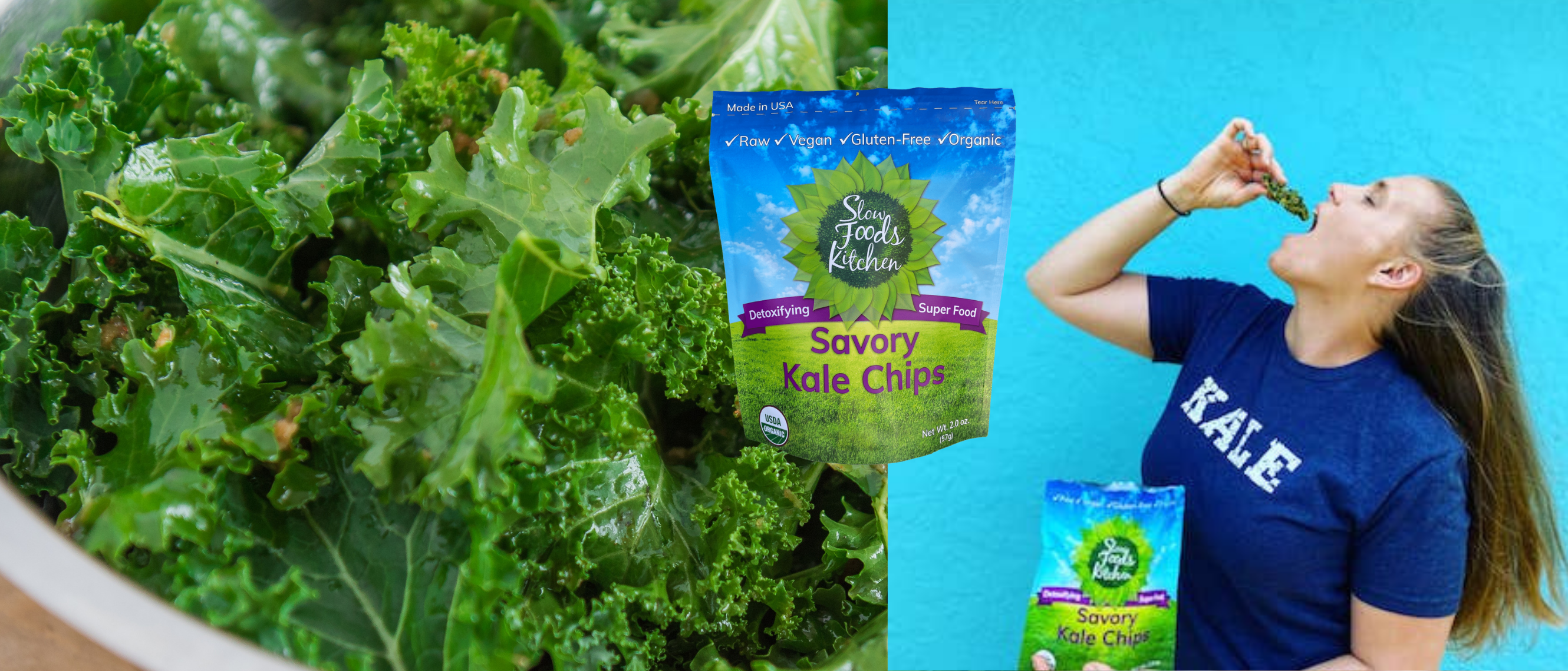 slow foods kitchen kale chips inside the Oh Goodie snack box