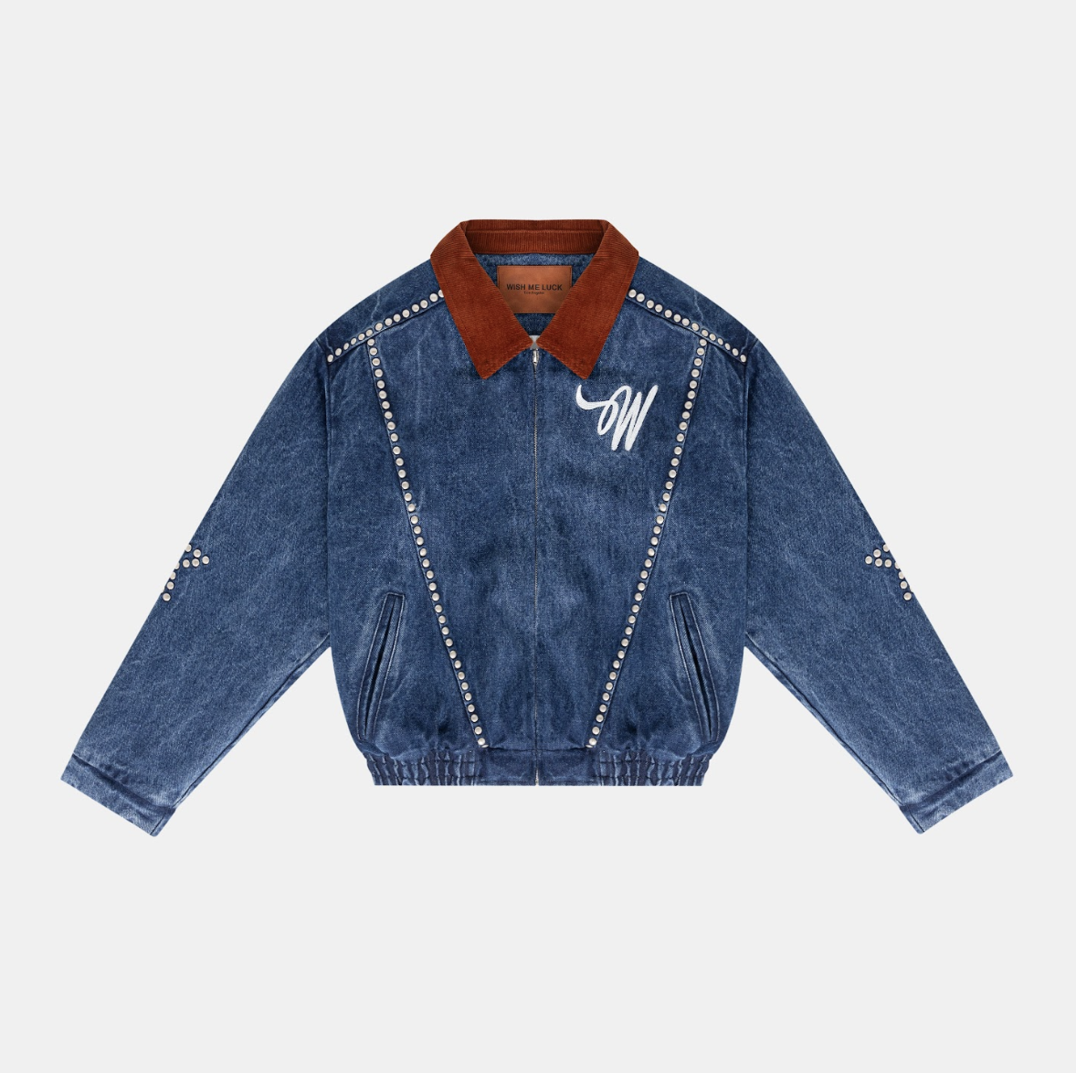 Wiley Short Length Denim Bomber