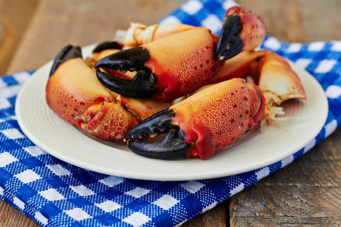 Stone Crab Claws Ready to Serve