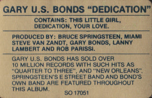 Buy Gary U.S. Bonds : Dedication (LP, Album) Online for a great