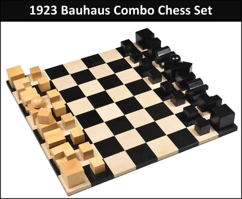 World Chess Set (Home Edition with Bauhaus Board) - buy online with  worldwide shipping – World Chess Shop