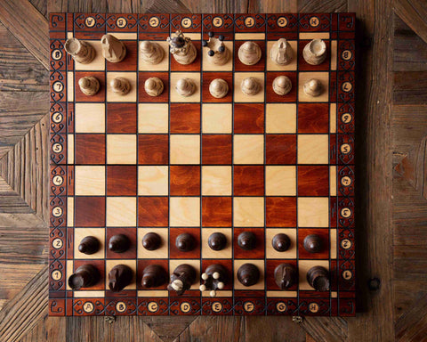 Regulation Tournament Chess Piece and Chess Board - 2.25 Squares