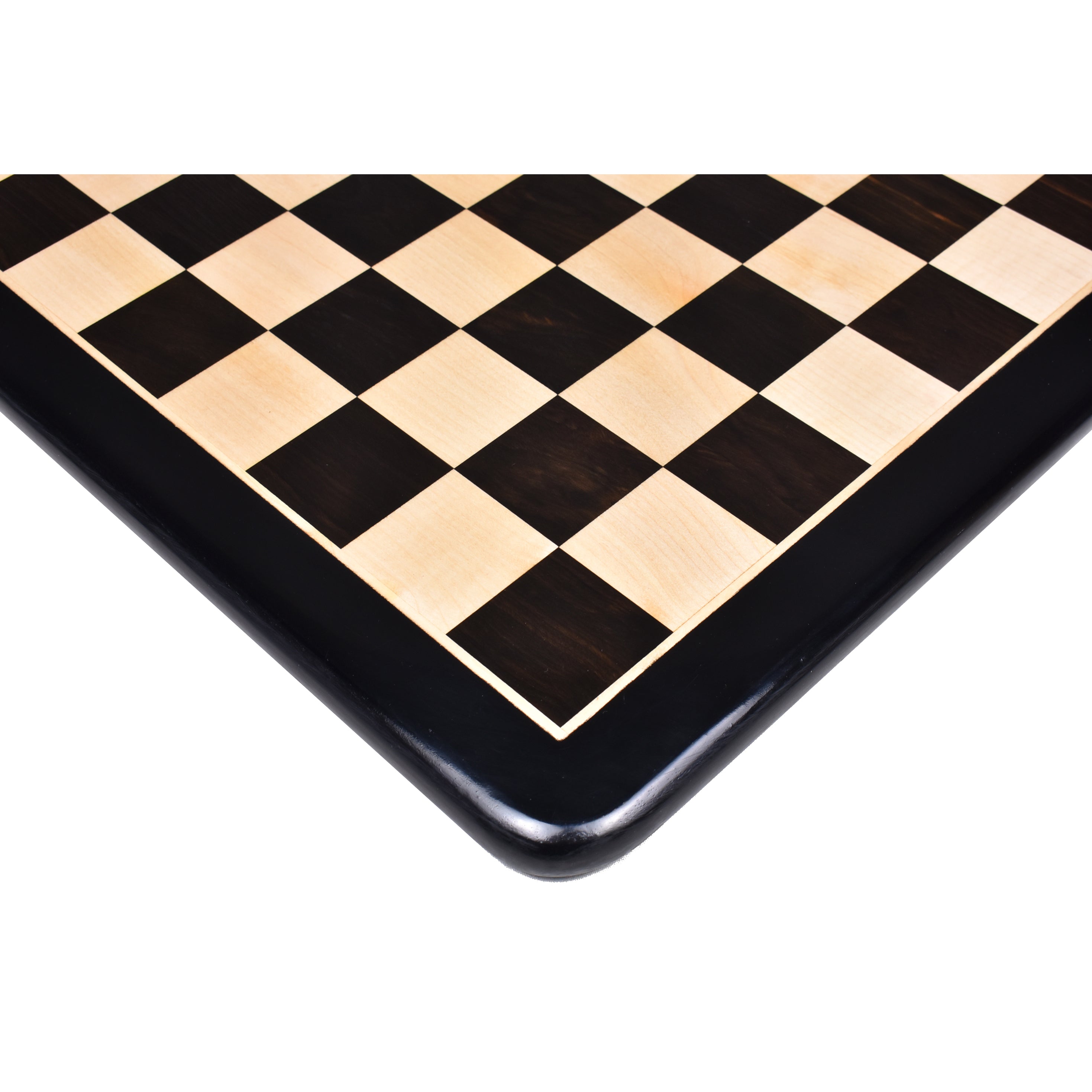 13.25 inch Black & Maple Chest Chess Board (1.5 inch Squares)