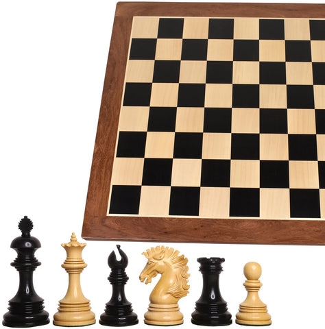 Alexandria Luxury Staunton Triple Weighted Chess Set