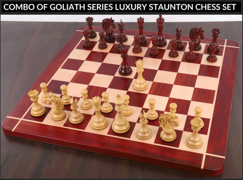 Combo of Goliath Series Luxury Staunton Chess Set