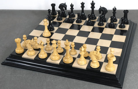 Imperator Luxury Combo Chess Set - Staunton Chess Pieces + Board