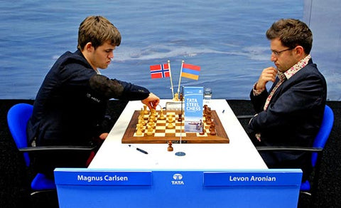 Collectible chess released for the 2008 World Chess Championship match  between V. Anand and V. Kramnik in 2008.