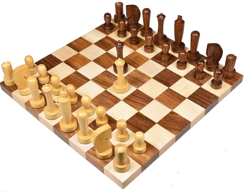 Minimalist Berliner Combo Chess Set