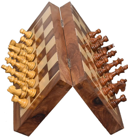 Wooden Magnetic Chess Set