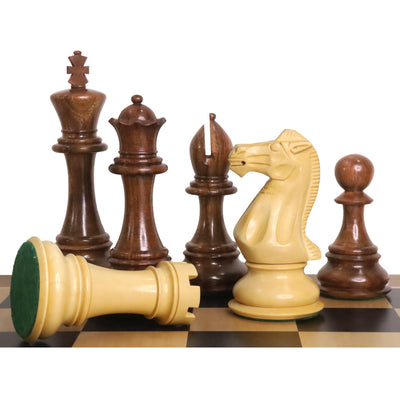 Dubrovnik Chess Pieces in Golden Rosewood Reproduction of 