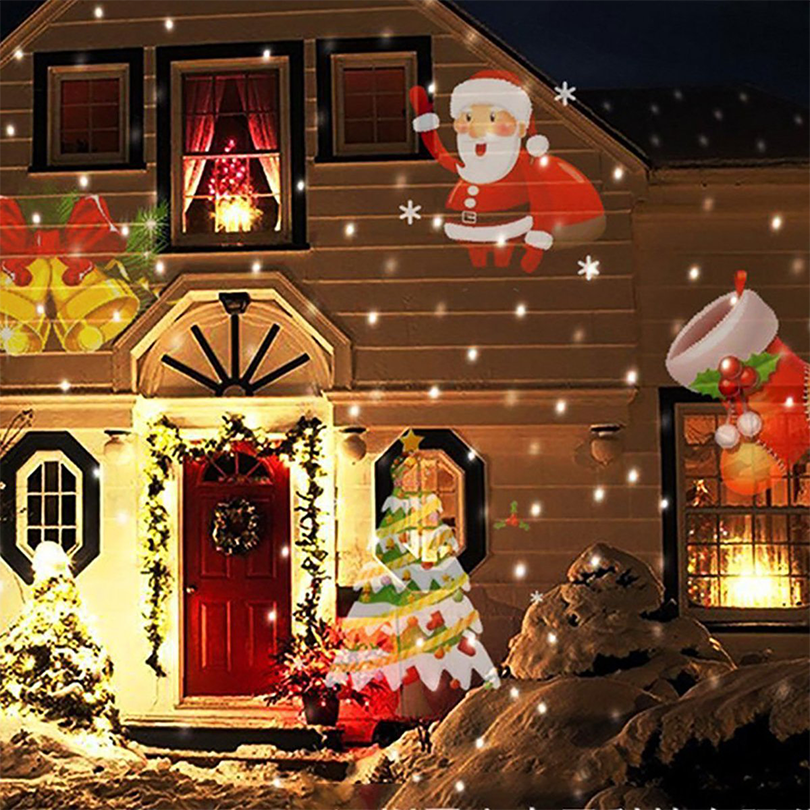 Christmas Halloween Home Decoration Projector Lights 12 Pattern
