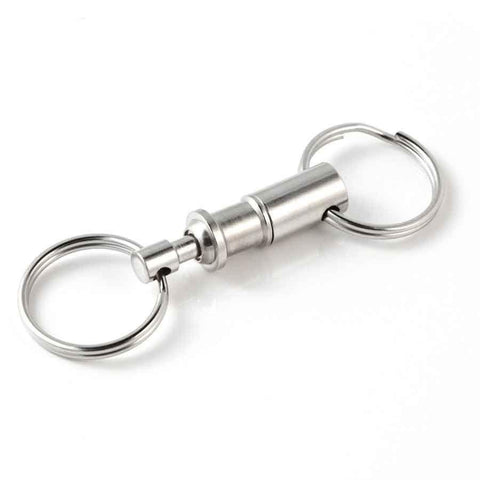 Shop for and Buy Leather Two Part Snap Open Detachable Key Holder