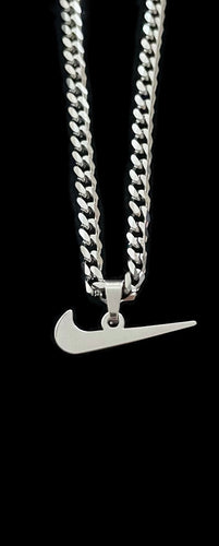 yordy on X: Silver Nike Swoosh Necklace Stainless Steel Necklace