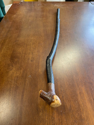 Blackthorn Walking Stick - 33 inch - Handmade in Ireland