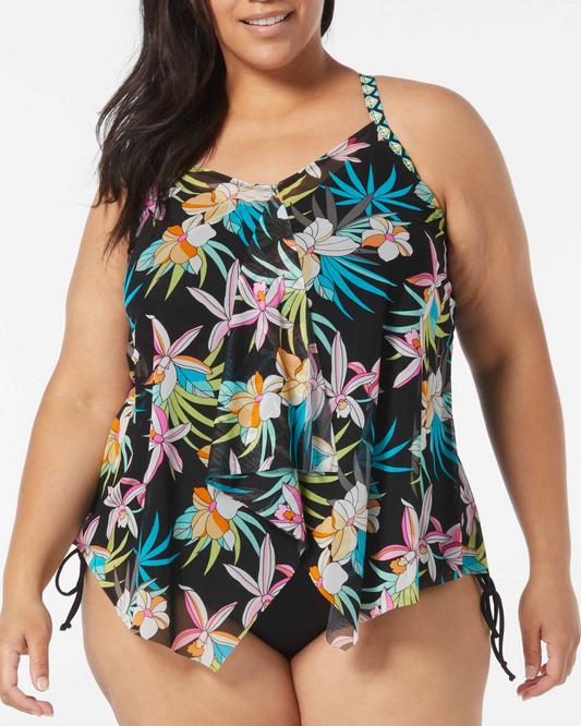 2024 Beach House Women's Plus Island Grid Bridget Shirred Side Underwi –  Blum's Swimwear & Intimate Apparel