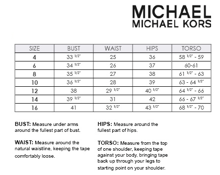 Khám phá 75+ michael michael kors size guide tuyệt vời nhất - trieuson5