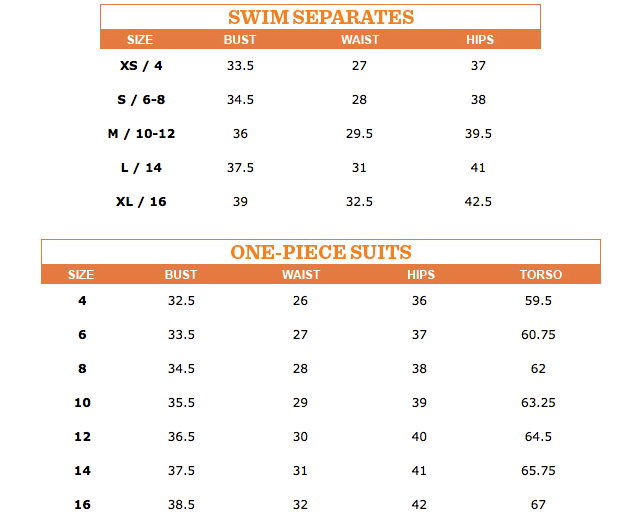 Tommy Bahama Swim Size Chart | escapeauthority.com