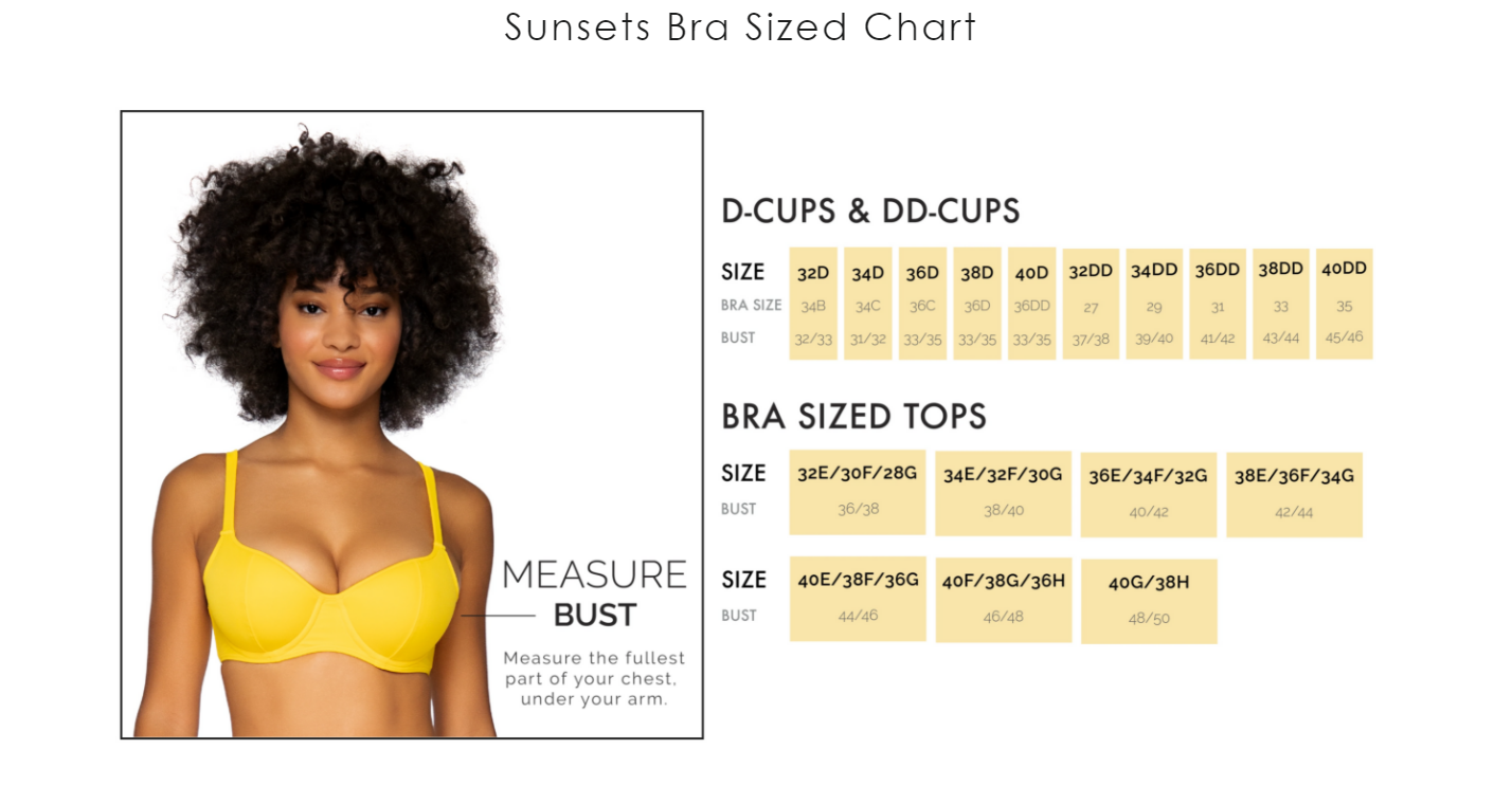 Sunsets Size Chart – Blum's Swimwear & Intimate Apparel